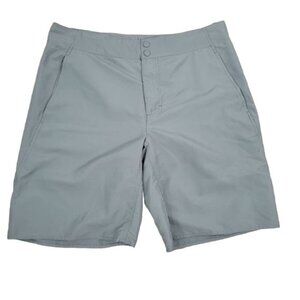 Columbia onmni-shade flat front quick dry shorts men's size 38